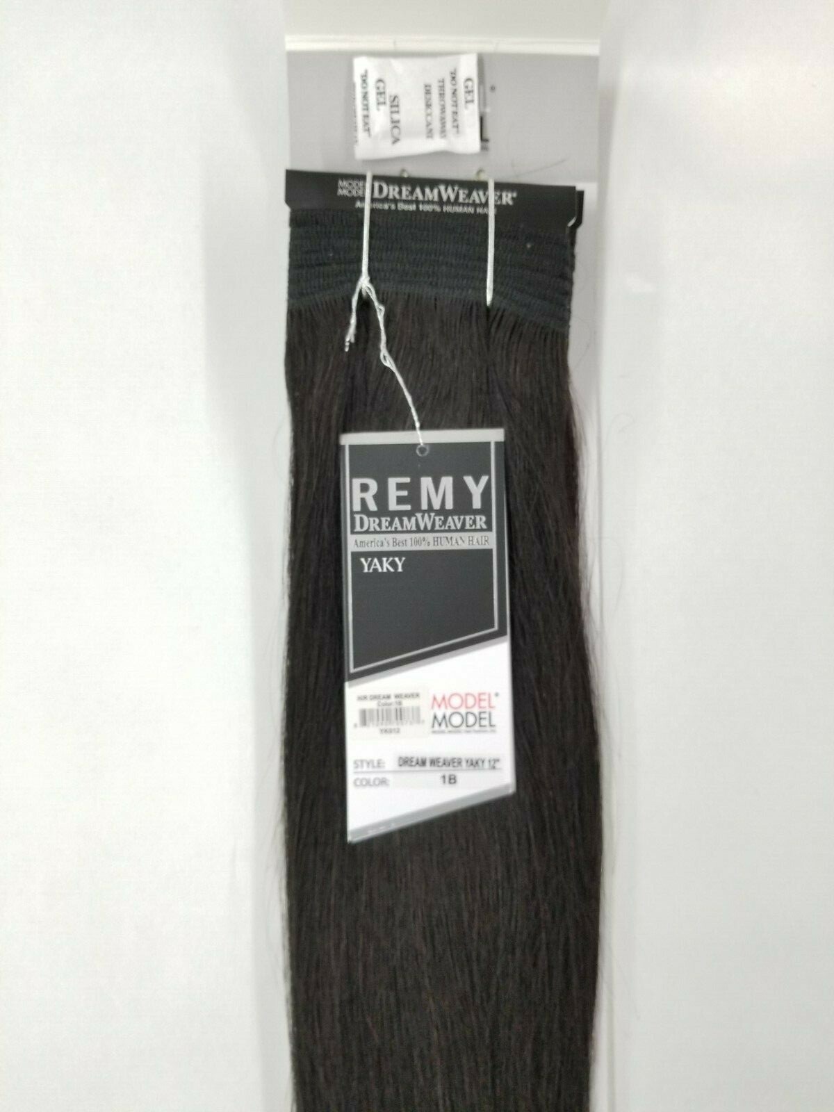 2 Packs ModelModel Remy Dreamweaver Yaky 100% Human Hair Extension 12″~Off Black