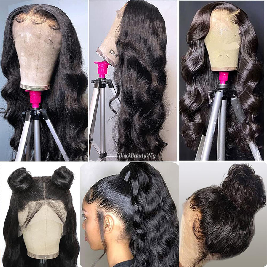 5×5 Silk Base Full Lace Wig Body Wave No Glue Silk Top Real Human Hair Wig