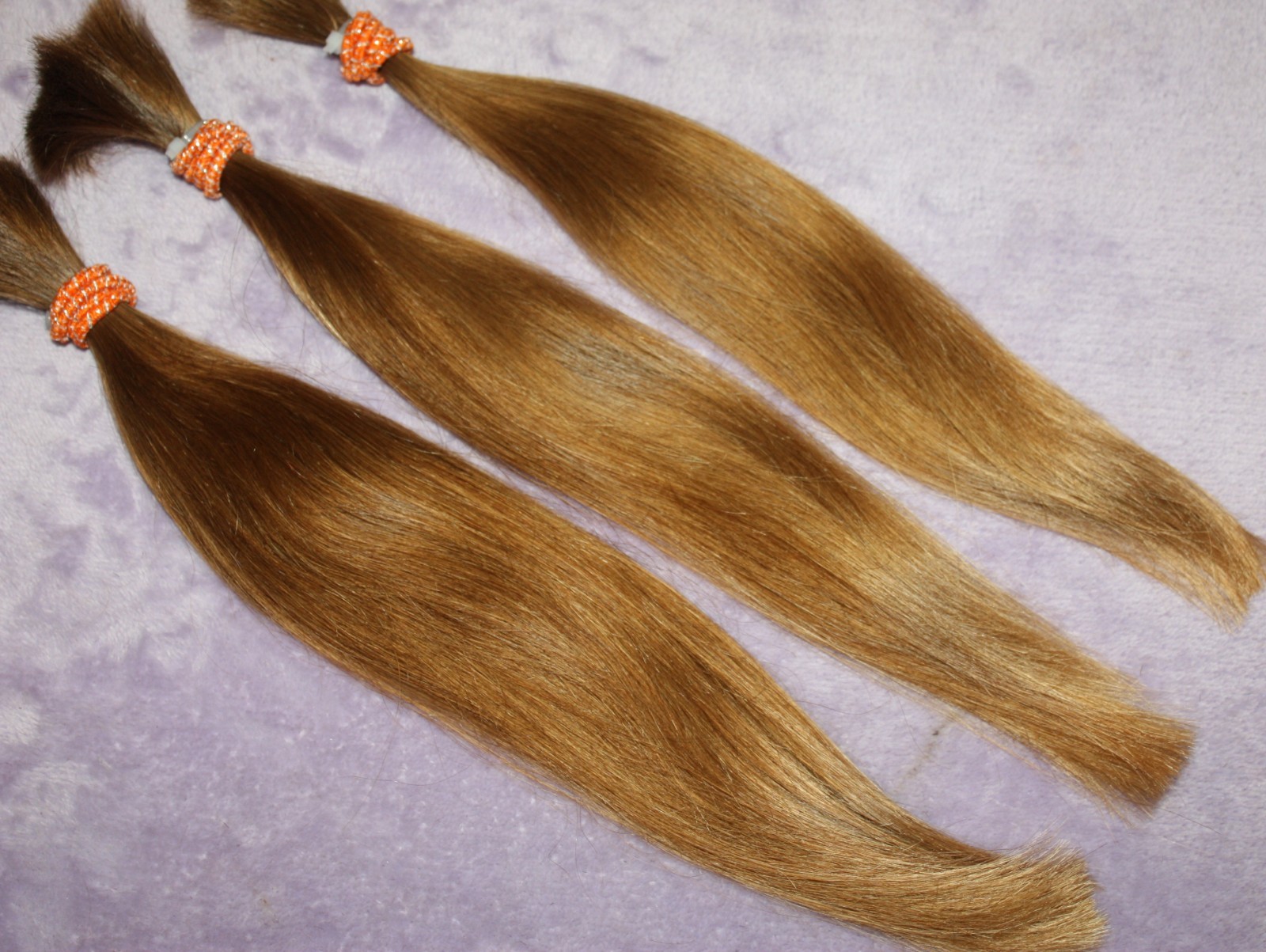 HAIR REBORN WIG 13 IN 2.6oz FINE & SILKY DARK GOLDEN BLONDE PONYTAILS F93