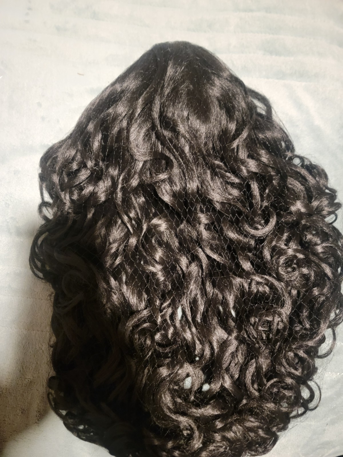 Synthetic V Part Wig Long Curly Black Yaki Half Wigs 26 Inch Curly Natural Black