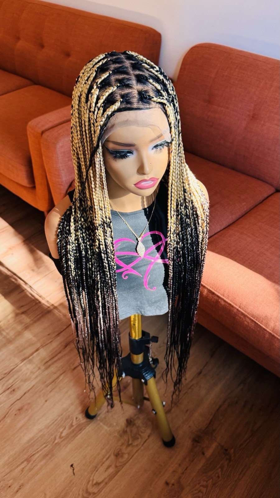 braided 360 Frontal length READY TO SHIP