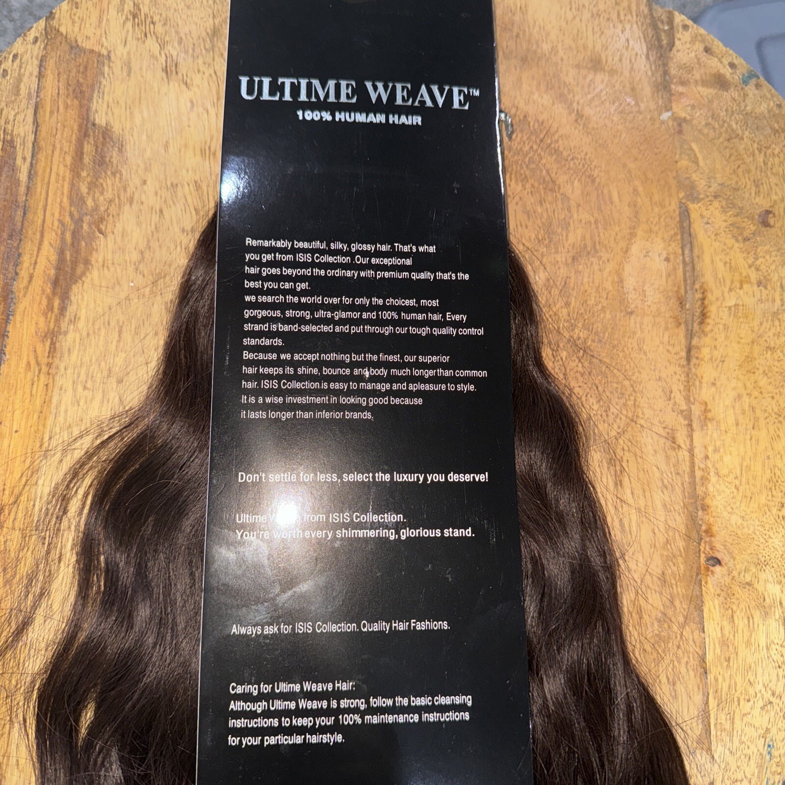 Ultimate Weave Isis HH Remi Hair Tangle Free Spanish Wave 14” Color 2 Dbl Pk