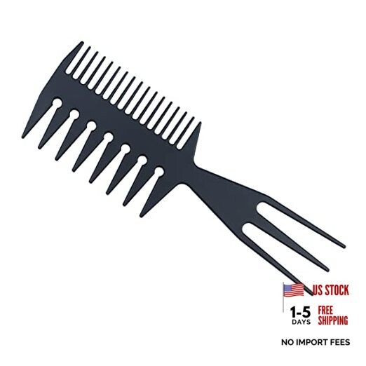 Slicked-back Combs 3 in 1 Fish Tail Bone Shape Hair Extensions Detangling