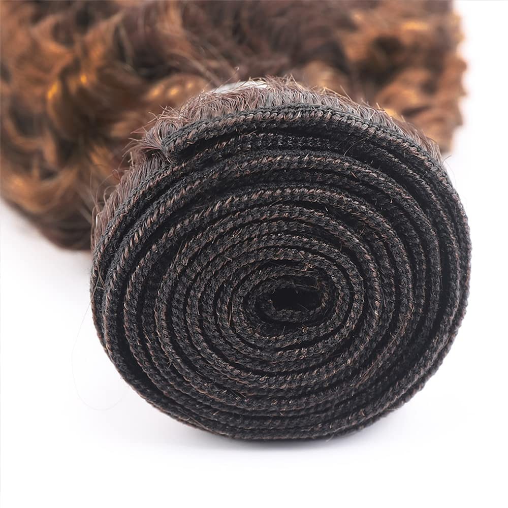 P4/30 Highlight Brown Bundles Human Hair Deep Wave Bundles 18 18 18 Inch Unpr…