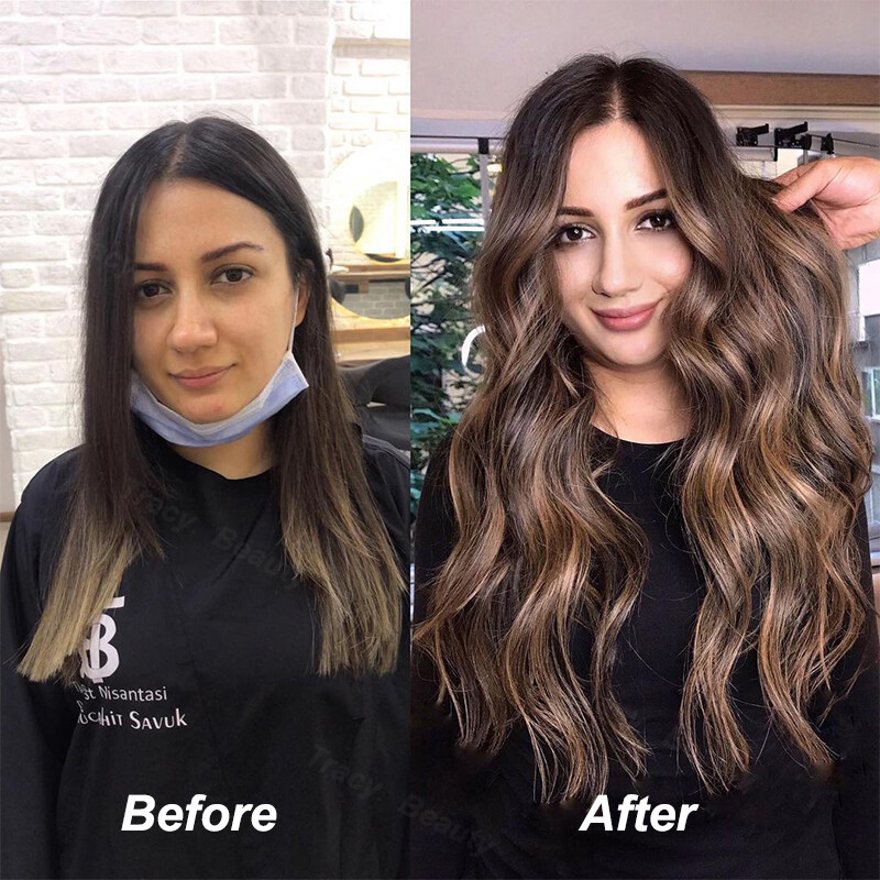 Many Color Brown Fusion Stick I Tip Real Remy Human Hair Extensions Keratin US