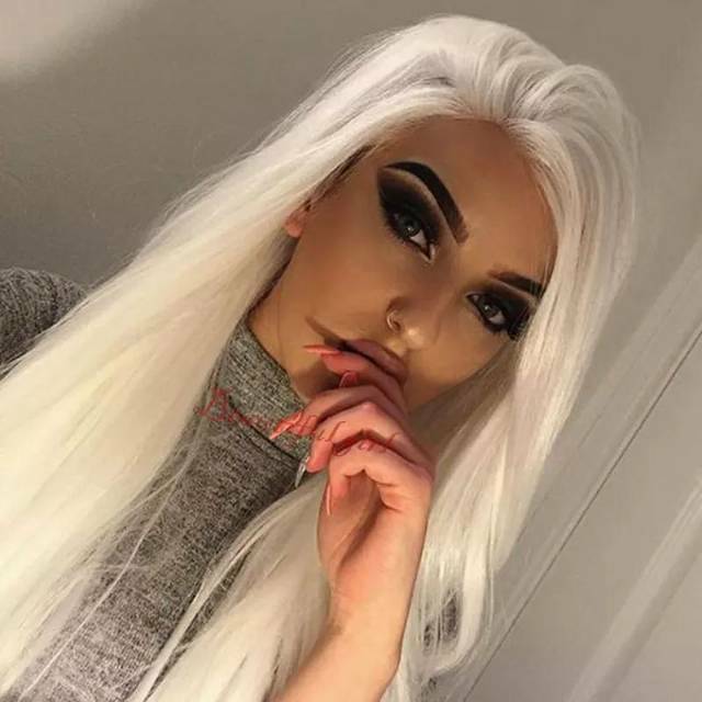 Blonde Wigs For Women Platinum Blonde Wigs Lace Front Wig Halloween Party Wigs