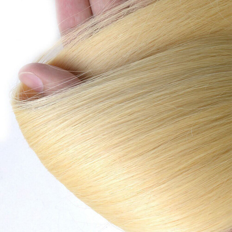 Thick One Piece Clip In 100% Remy Human Hair Extensions 3/4 Full Head Weft Ombre