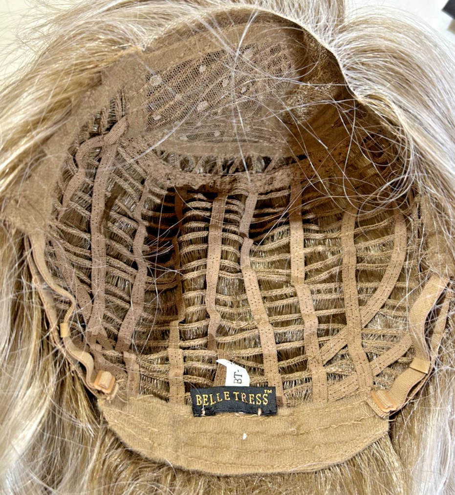 Dalgona 16 E | Belle Tress | monofilament lace front Oyster gray mix