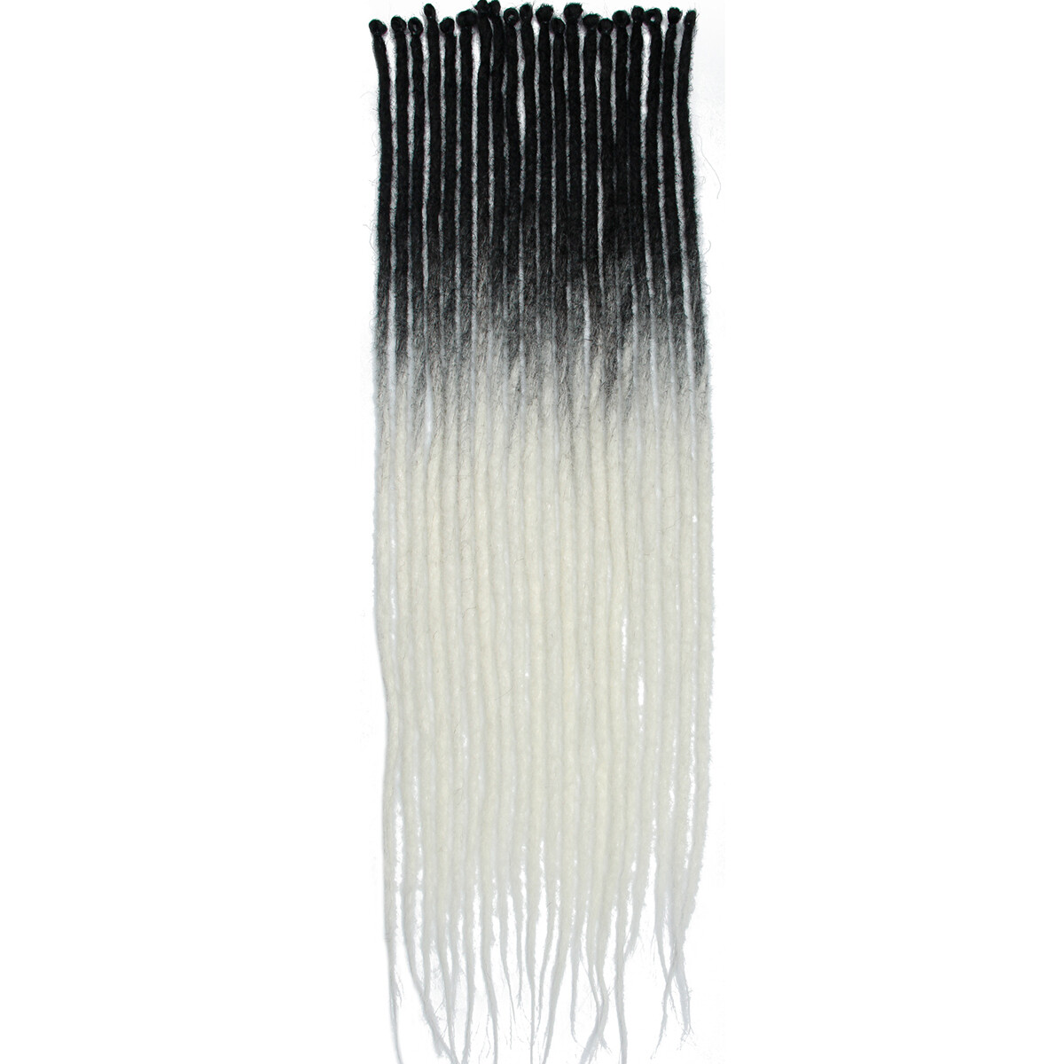 24″ Ombre Soft Dreadlocks Thin 0.6cm Handmade Dreads Loc Hippie Dreads Extension