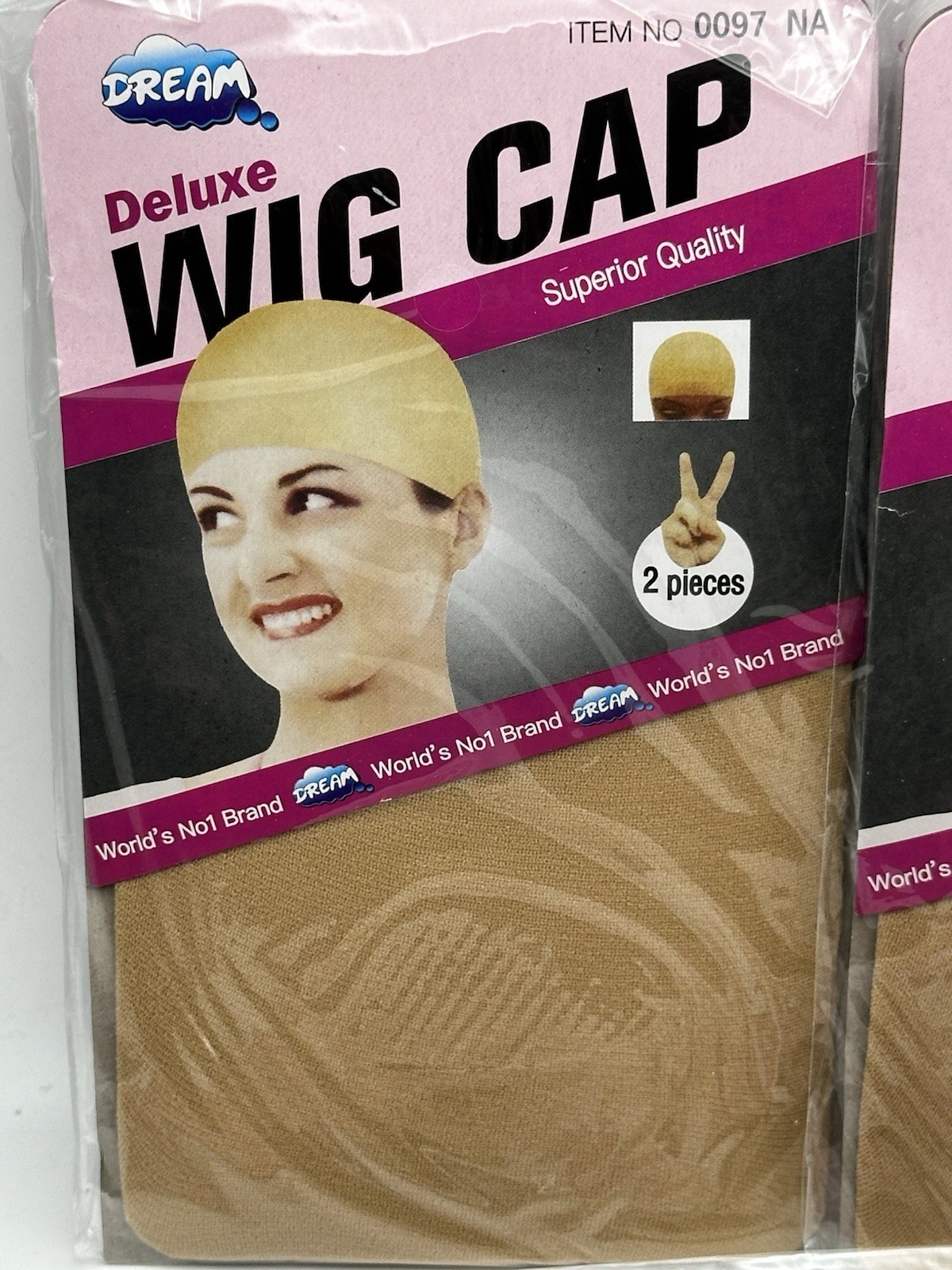 Wig Cap And Net Lot New Unopened Packages 4 Caps 3 Packs Nets Neutral Tone