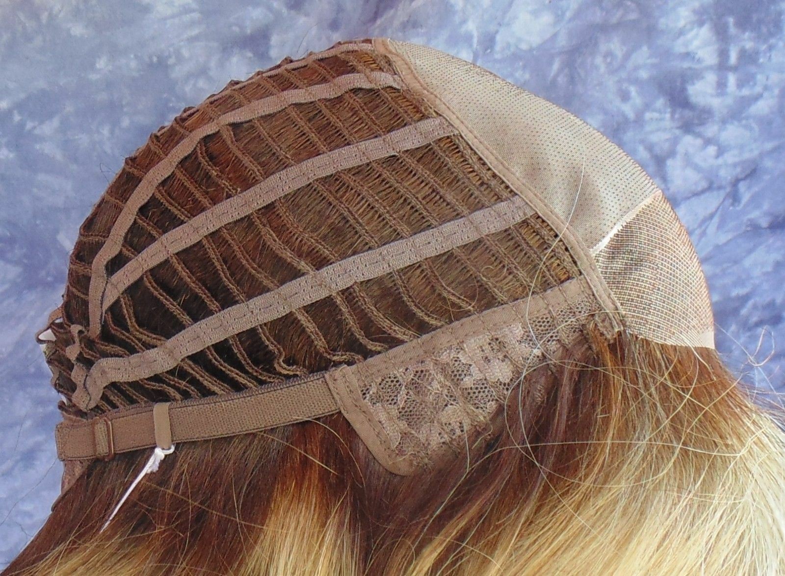 BRIANNA LACE FRONT MONOPART WIG BY ENVY SPARKLING CHAMPAGNE HOT DAZZLING WAVES