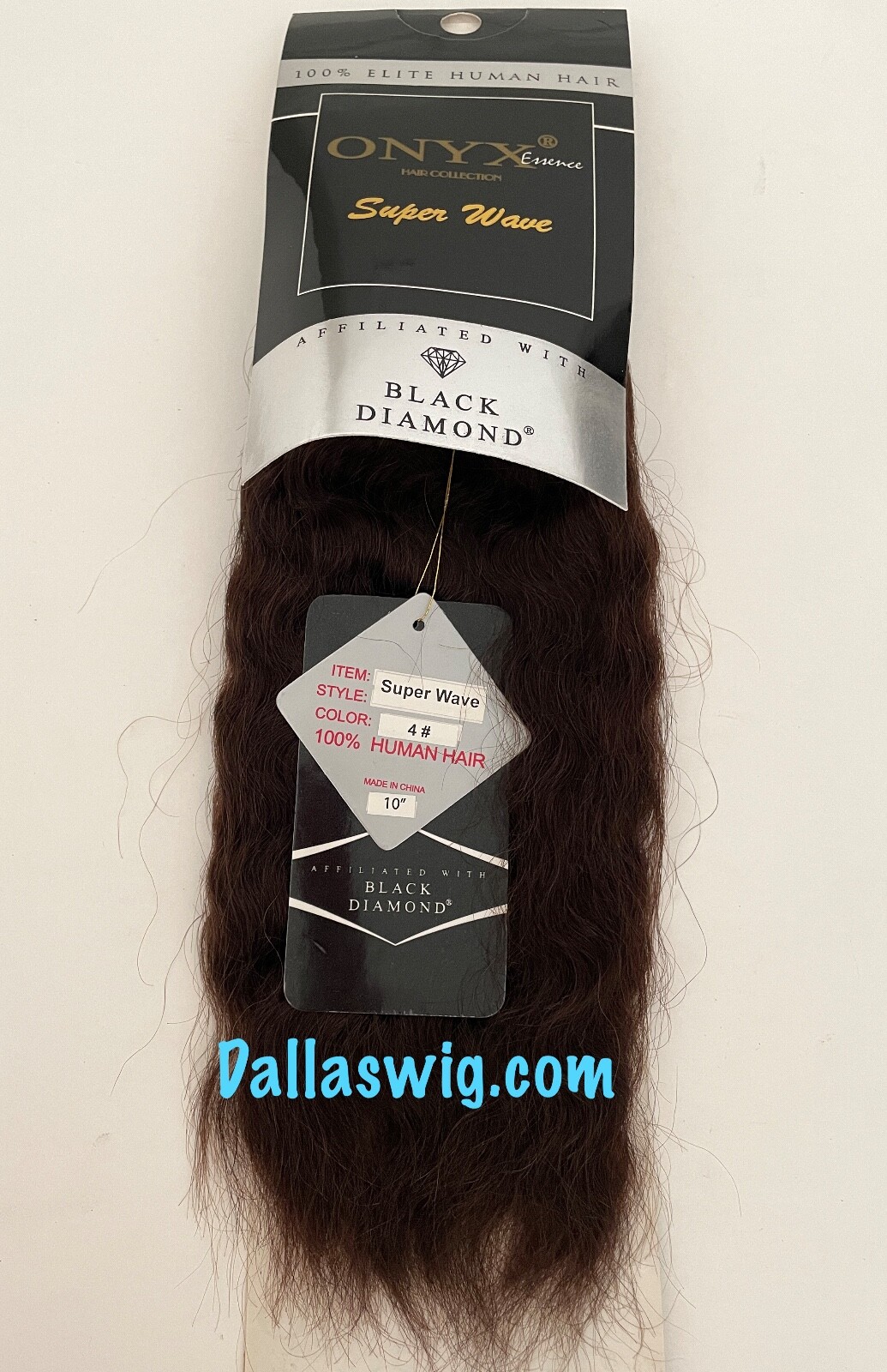SALE Onyx Black Diamond 100% Natural Super Wave Thick Weaving Hair 10″ ONE Bag