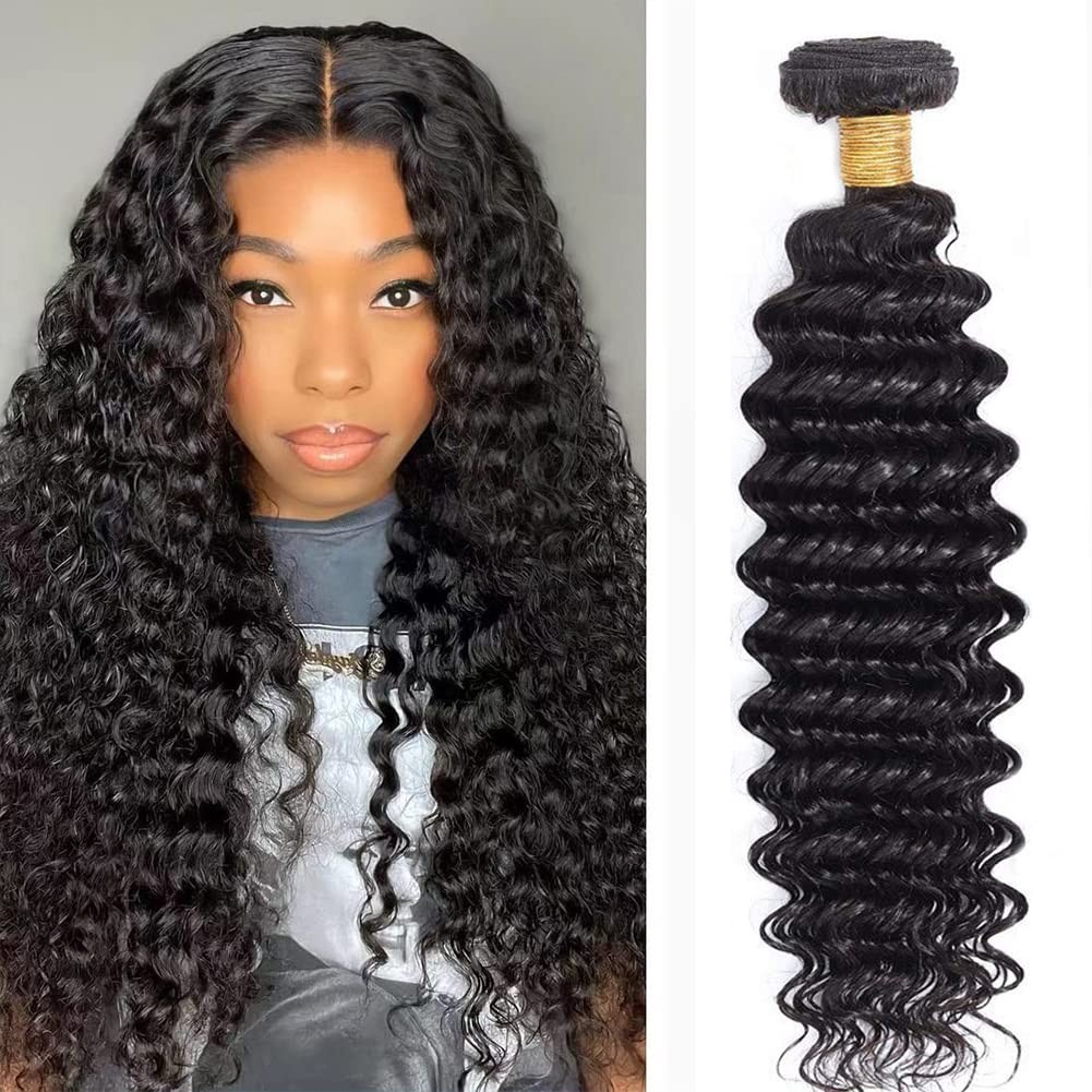 Elegant Deep Wave 26 Inch Bundle with Styled Versatility – Wig Cap Included