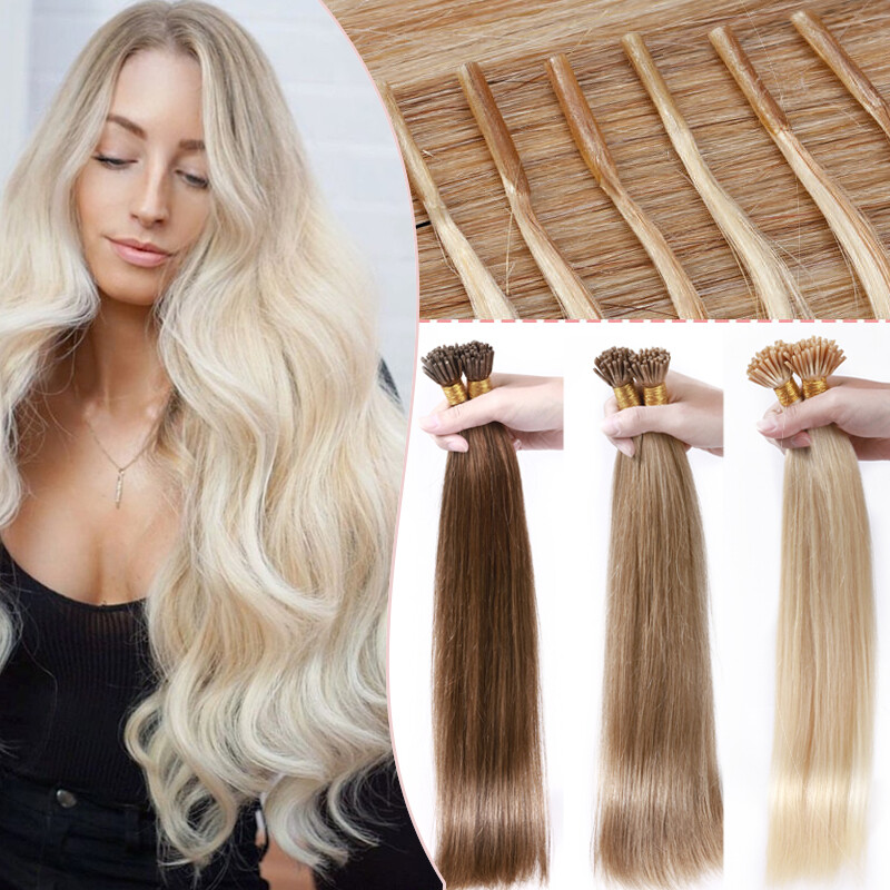 AAAA+ Stick ITip Real Remy Pre Bonded Human Hair Extensions 16 18 20 22″ 100S