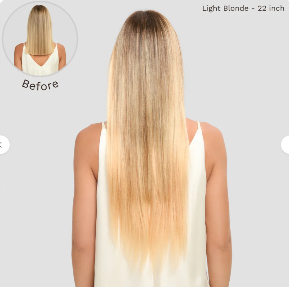 Lula Secret Hair SetThick Double Extensions Full Head Highlight US