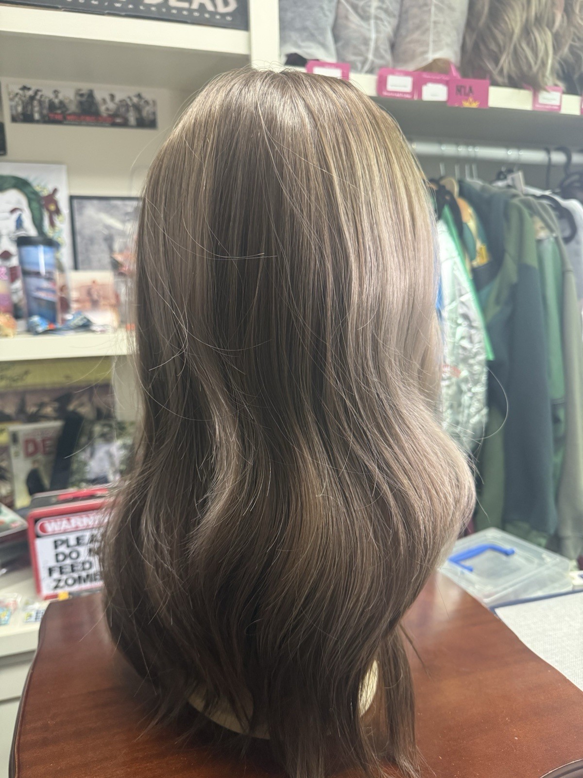 Chelsey Smith Crowns Farryn Lavender Smoke Large Wig EUC With Satin Bag & Box