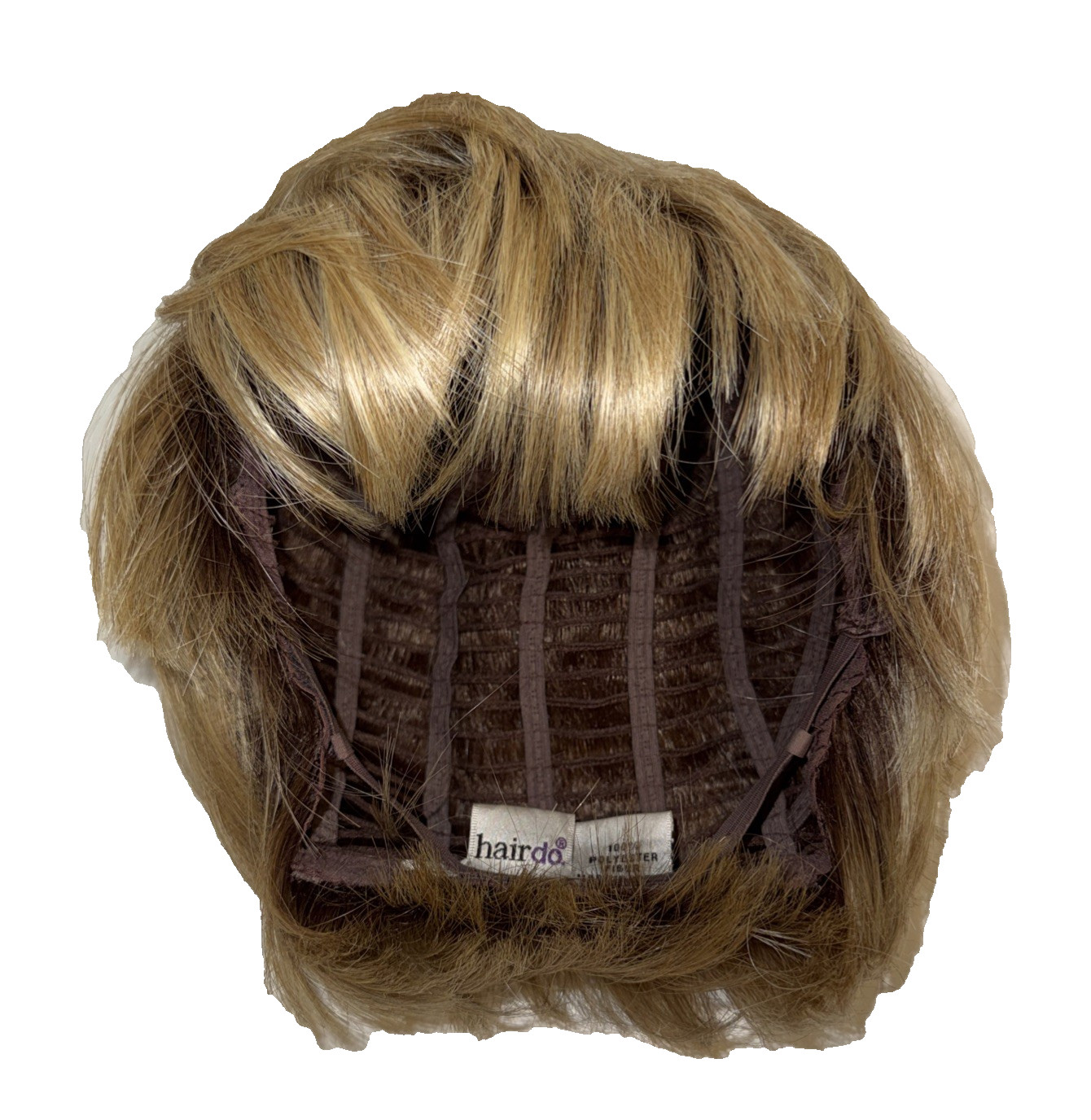 Hairdo Tru2Life Wig Short Brunette w Golden Blonde Highlights Layered Synthetic