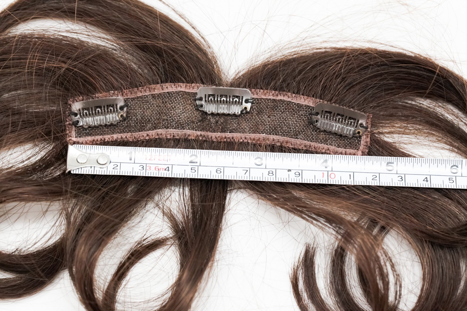 Secret Volume Daisy Fuentes Hairpiece Volume Topper Closure Color Dark Brown