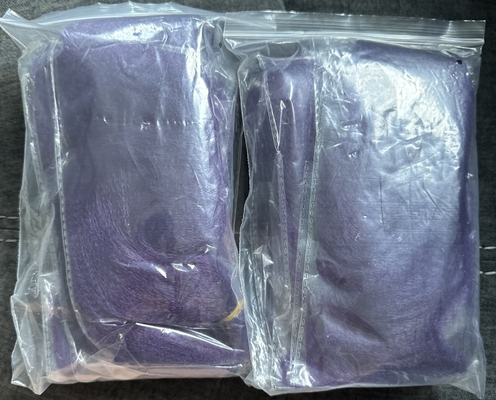 NEW 4 PACK 24” Pre Stretched Braiding Hair Extensions DARK PURPLE (90g/Pack)