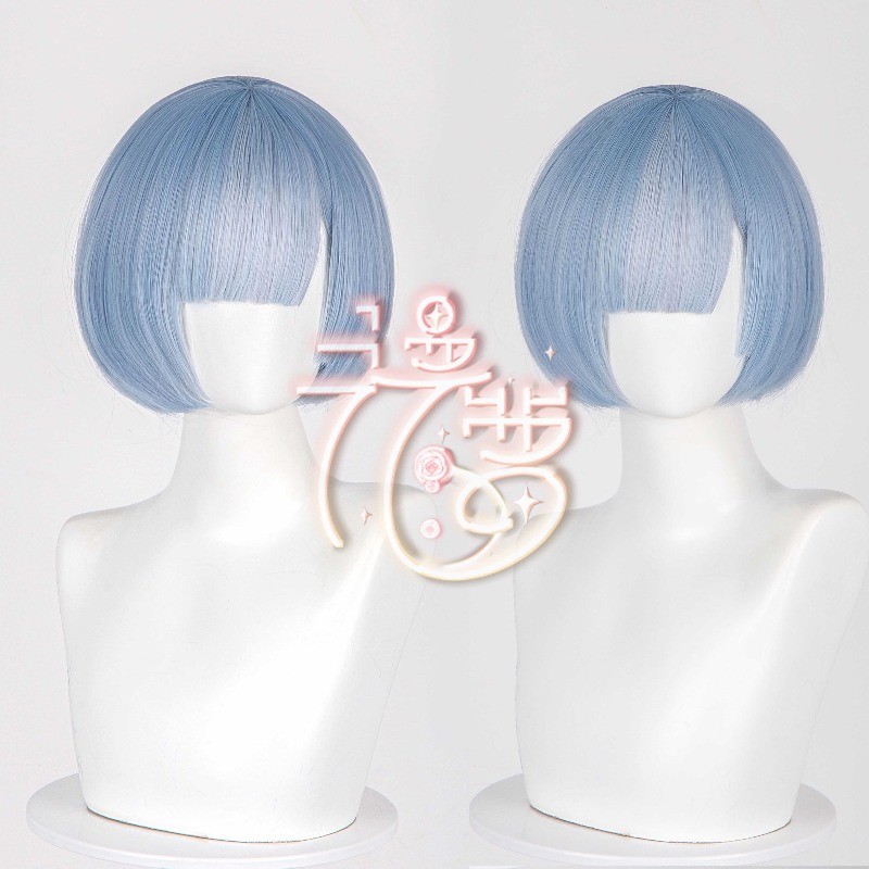 Re:ZERO-Starting Life in Another World Rem Ram Long Wigs Cosplay Halloween Pink