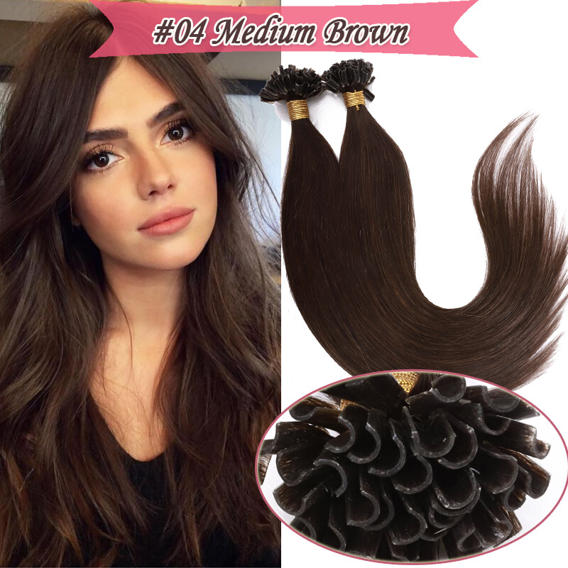 CLEARANCE Nail U Tip Russian Human Remy Hair Extensions Thick 150/200g Full Head