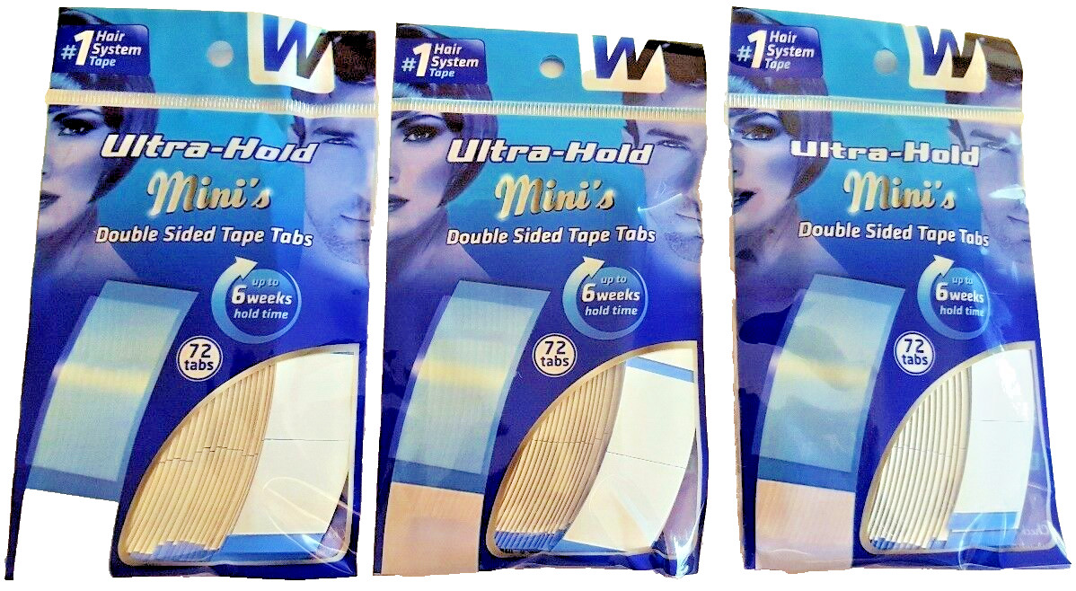 Walker Ultra Hold Wig, Toupee, Hairpiece Tape Mini’s Double Sided Tape 216 Tabs