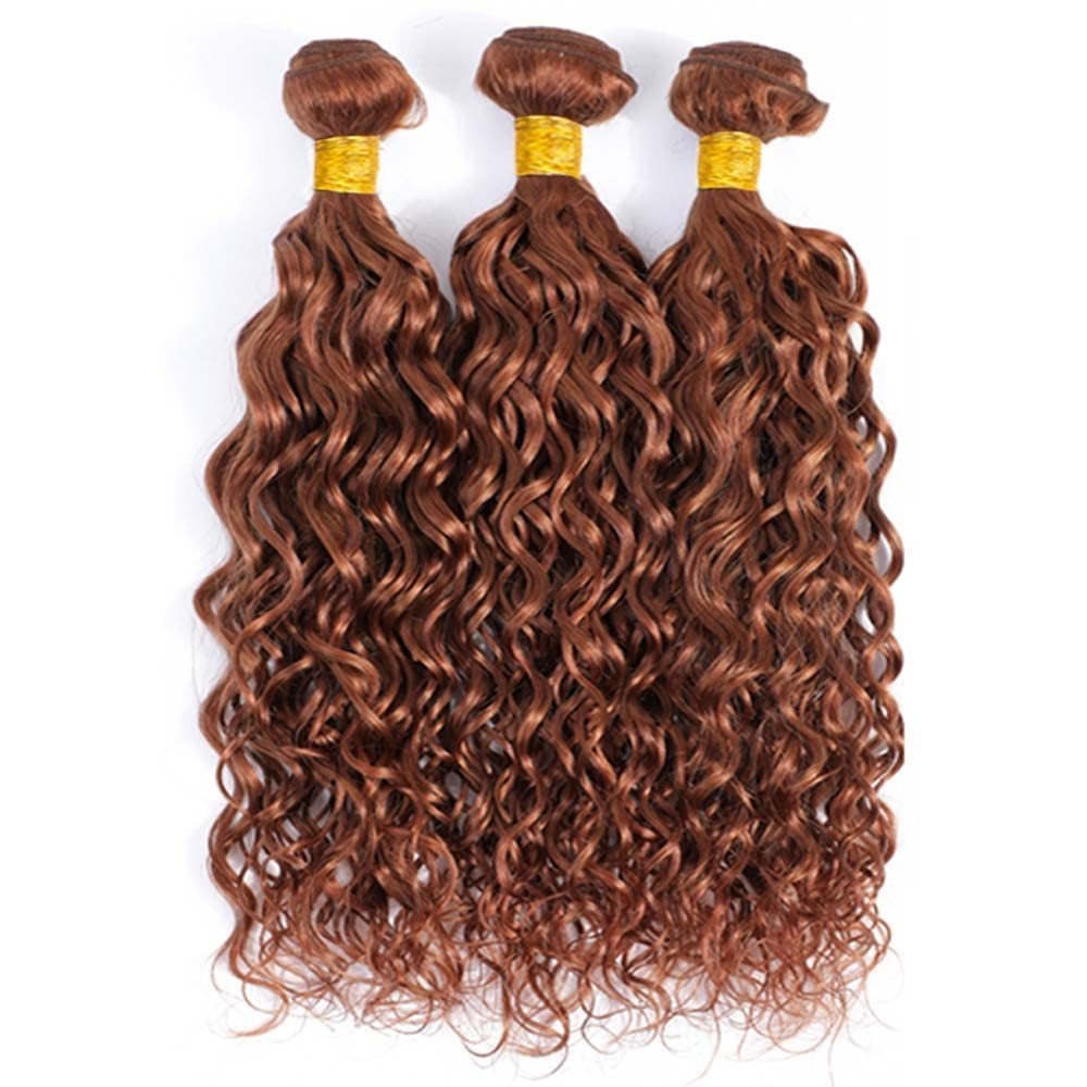 Pure Color 30 Human Hair Bundles – Soft & Bouncy Water Waves (26-30 Inch)