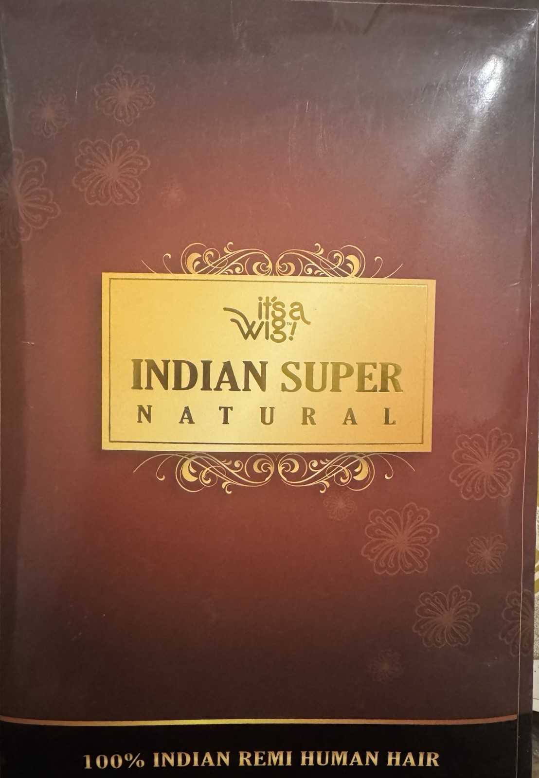 Indian Super Natural wig 100% Indian Temi Human Hair New Open Box P1B/33