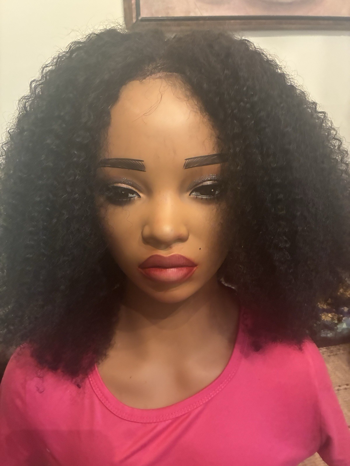 Afro kinky Lace Front wId 20”