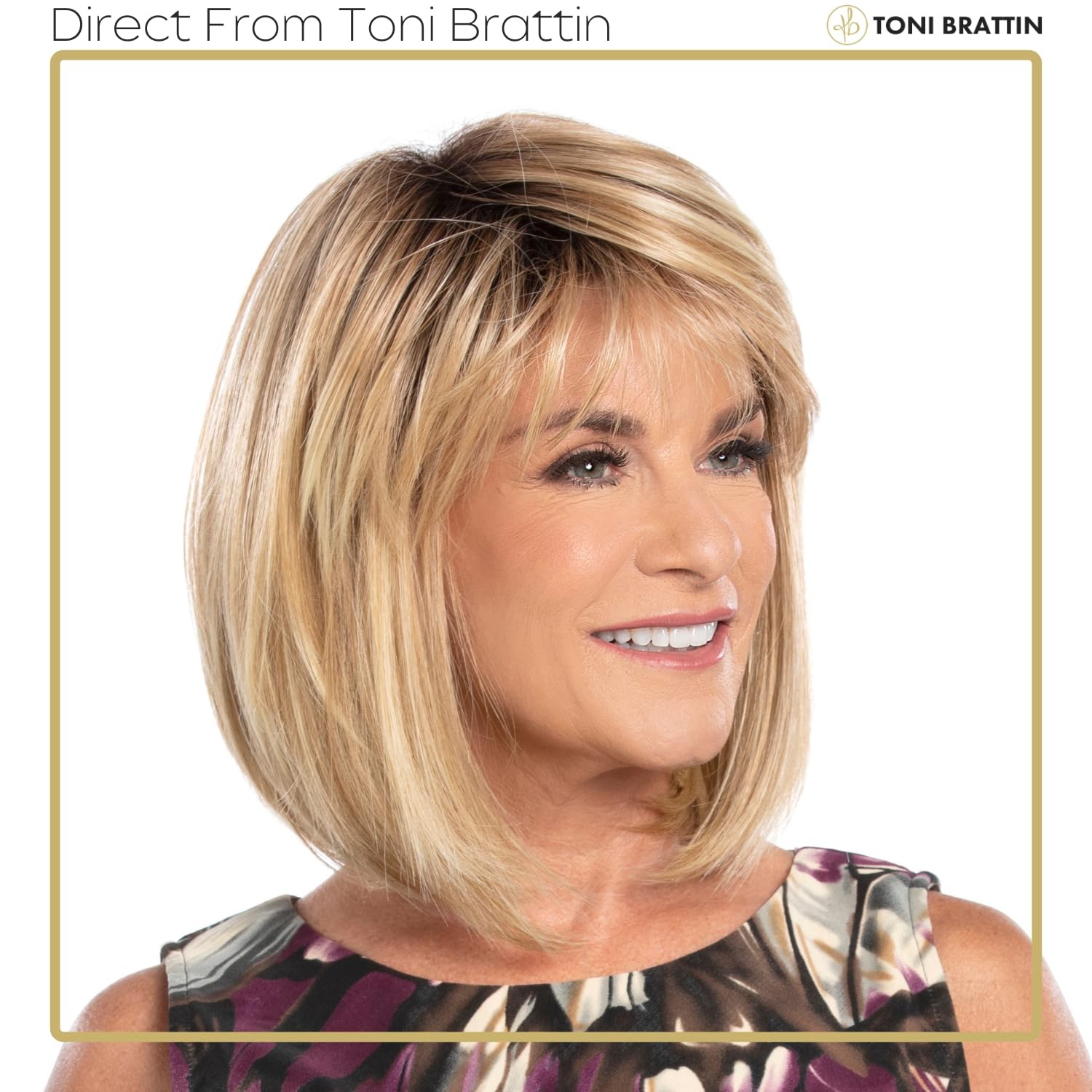 Toni Brattin Whisper Wig Red Blonde – Collar Length Bob Heat Friendly