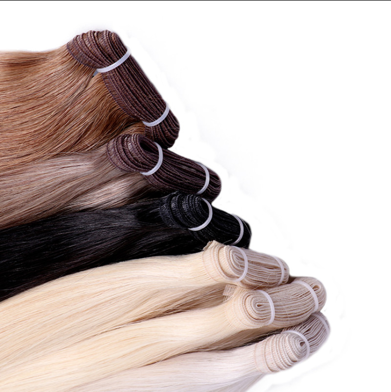 50g Weft Sew In Full Head Weft Human Remy Hair Weave Weft Extensions 30-70cm