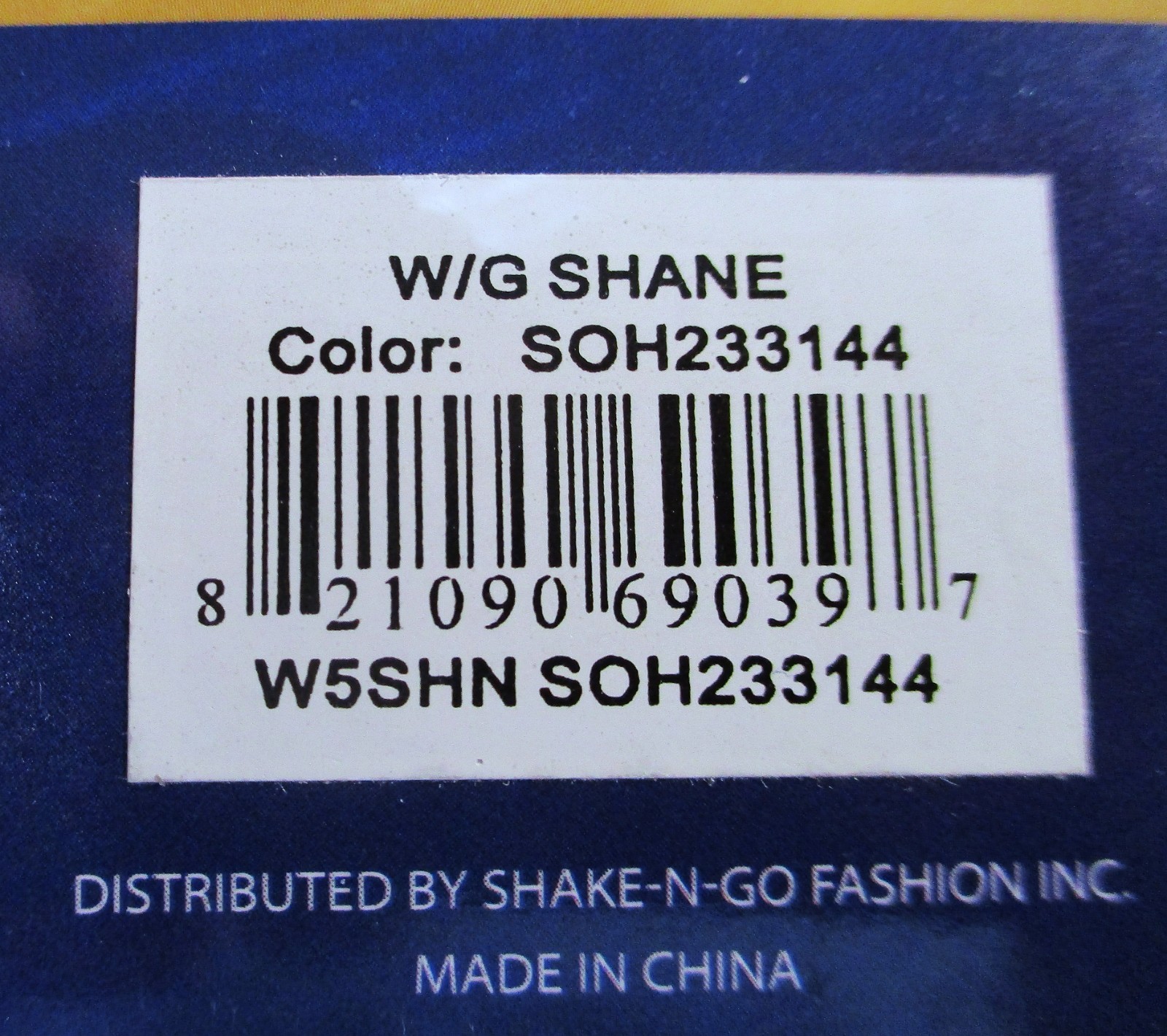 Equal Premium Deluxe SHANE Shake-N-Go Color #SOH233144 Wig – NIB