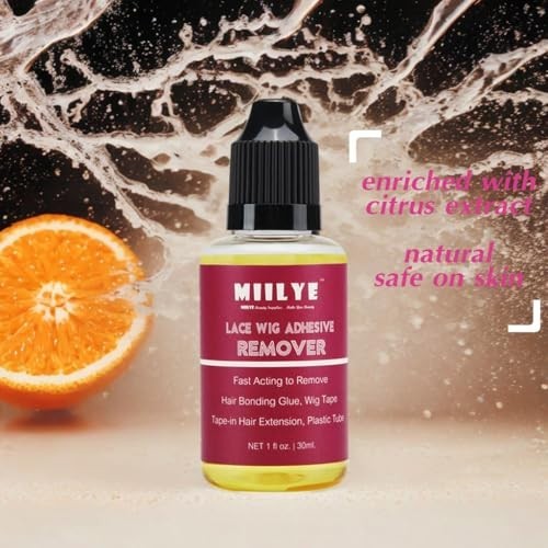 Wig Glue Remover 2 Bottles Lace Adhesive Solvent Tape Hair Extensions Remover