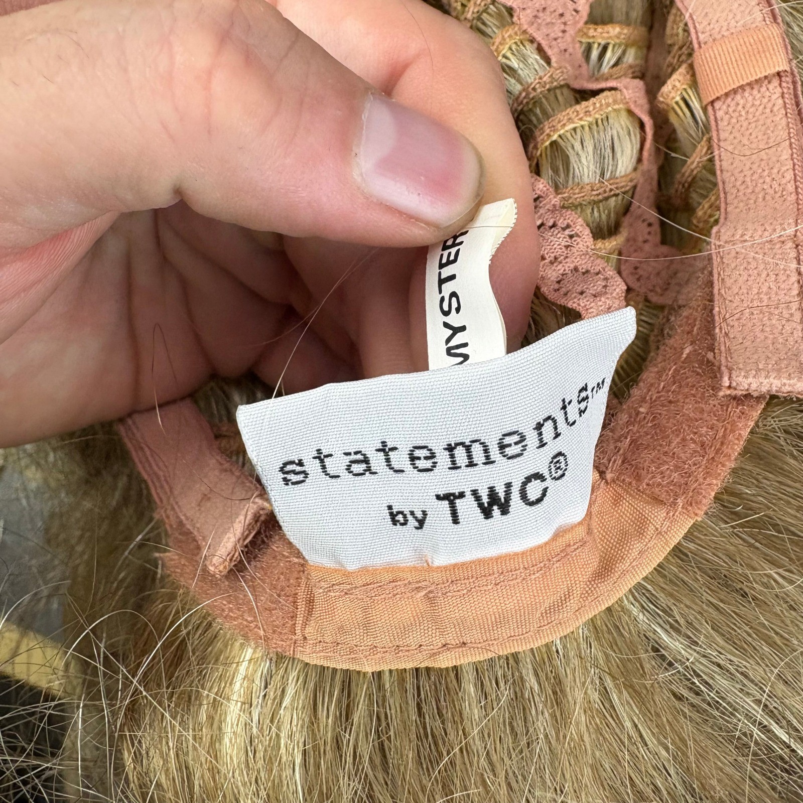 Statements by TWC Mystery Sweet Blonde Curly Wig Modacrylic Fiber Average Size