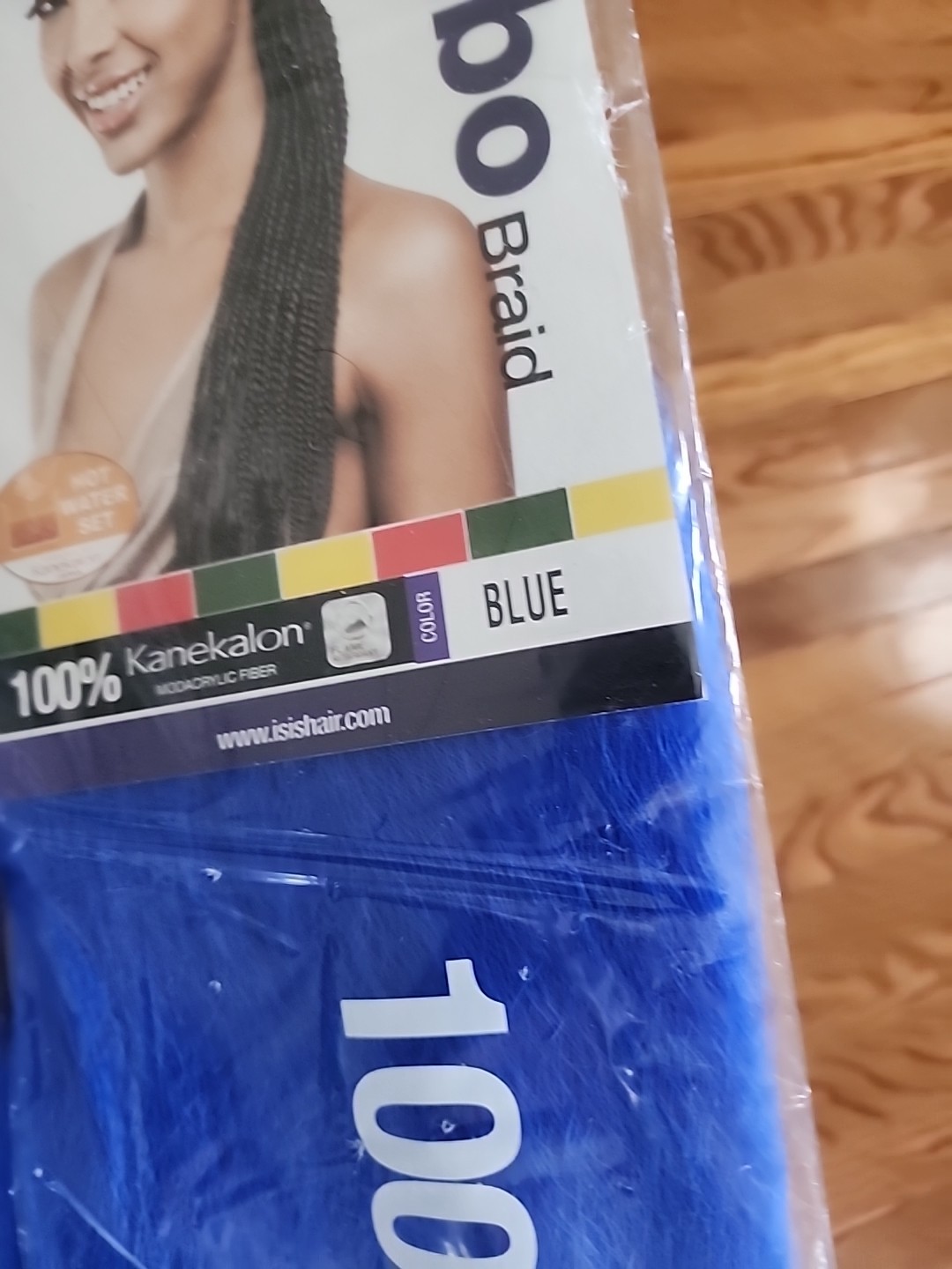 Jumbo Braid Synthetic Braid 100% Kanekalon48″ 3purple 2 Blue Hair Afri Naptural