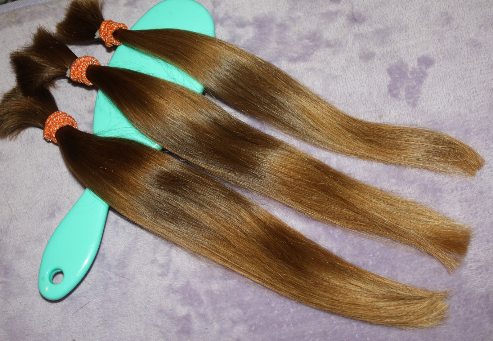 HAIR REBORN WIG 13 IN 2.6oz FINE & SILKY DARK GOLDEN BLONDE PONYTAILS F93