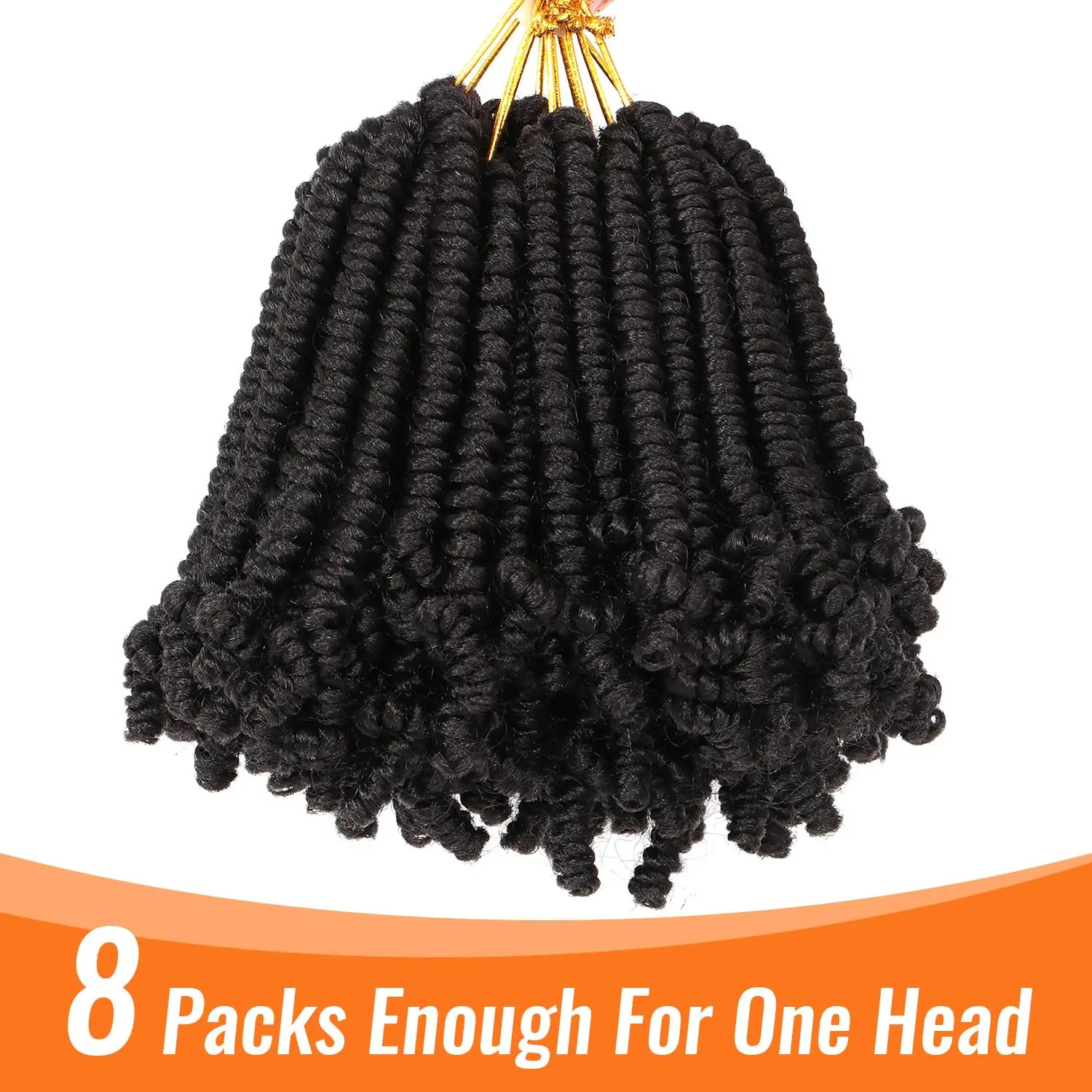 Passion Spring Twist Crochet Hair Pretwisted Pre Looped Braids Hair Extensions