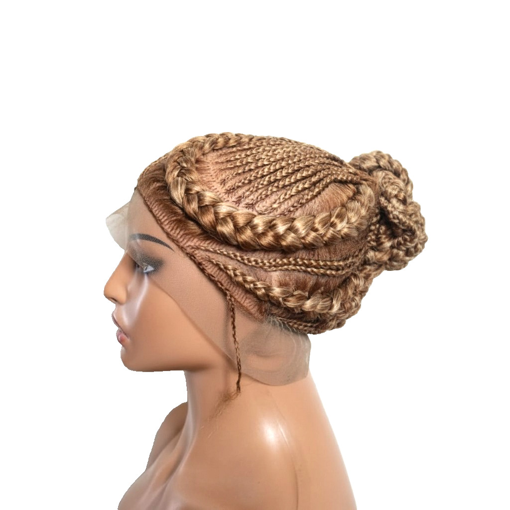 Braided Wig. Large Cornrow Braids. Full Lace with baby hair