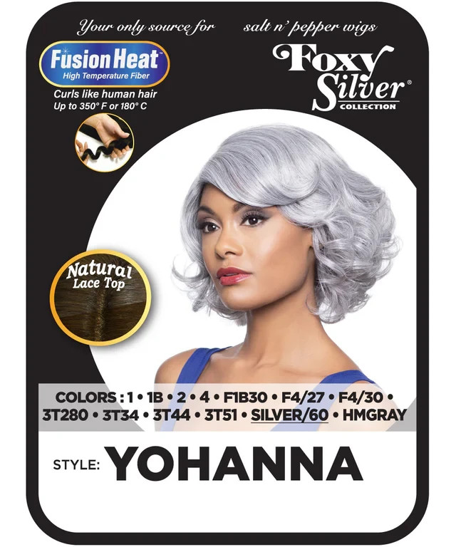 Foxy Silver YOHANNA LACE TOP Wig, Stylish and Natural-Looking Synthetic Wig