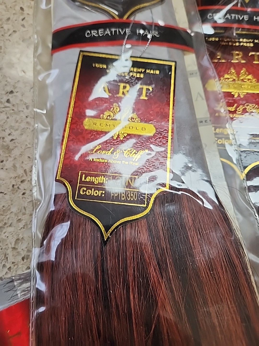 Wholsale lot 8 lord & Cliff 100% Human Hair Extension Remy Gold Yaky FP1B/350 12