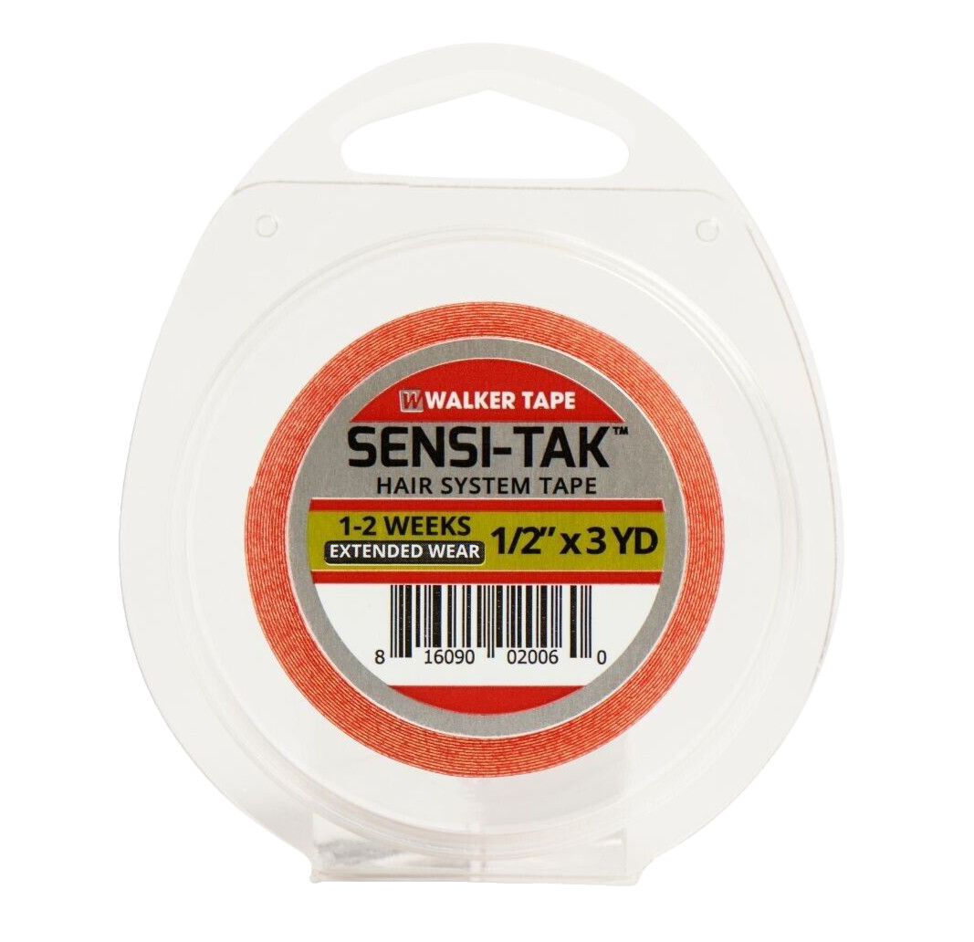 SENSI- TAK RED-E LINE I/2″X 3 YD 1-ROLL TAPE DOUBLE-SIDED FOR POLY WIGS TOUPEE