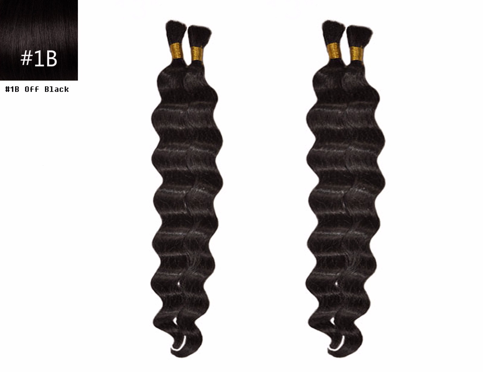 Deep Wave Box Braiding Micro Braids Bulk Hair 18 inch Top Quality Synthetic Hair