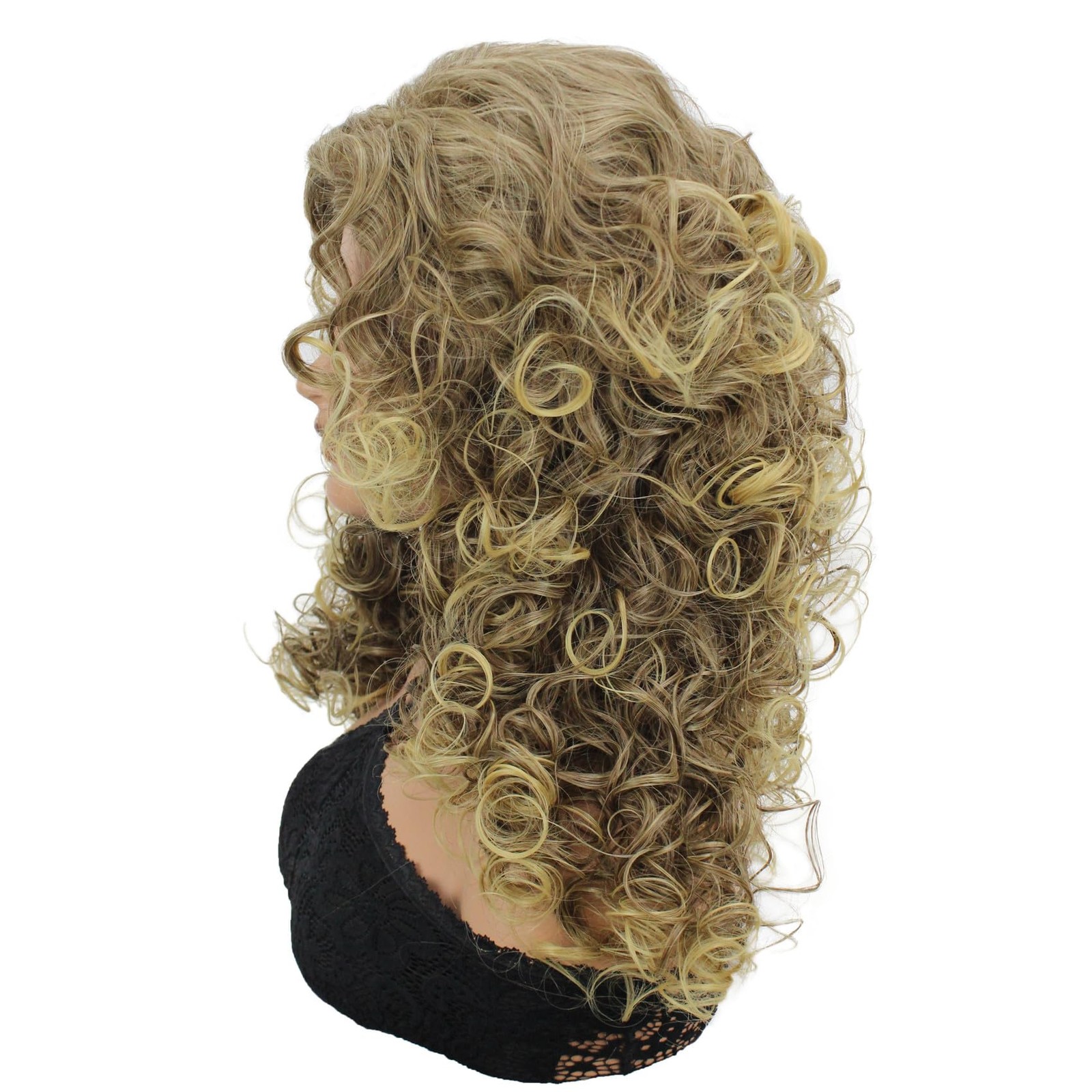 Long Curly Heat Resistant Synthetic Hair Wigs Women Girls Party Wig