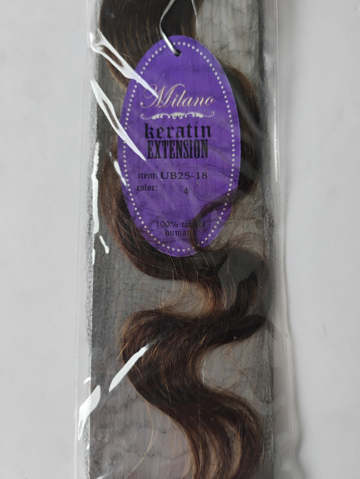 Milano Keratin 18″ 25pc Human Remy Hair U-tip Extensions. 10 Different Shades