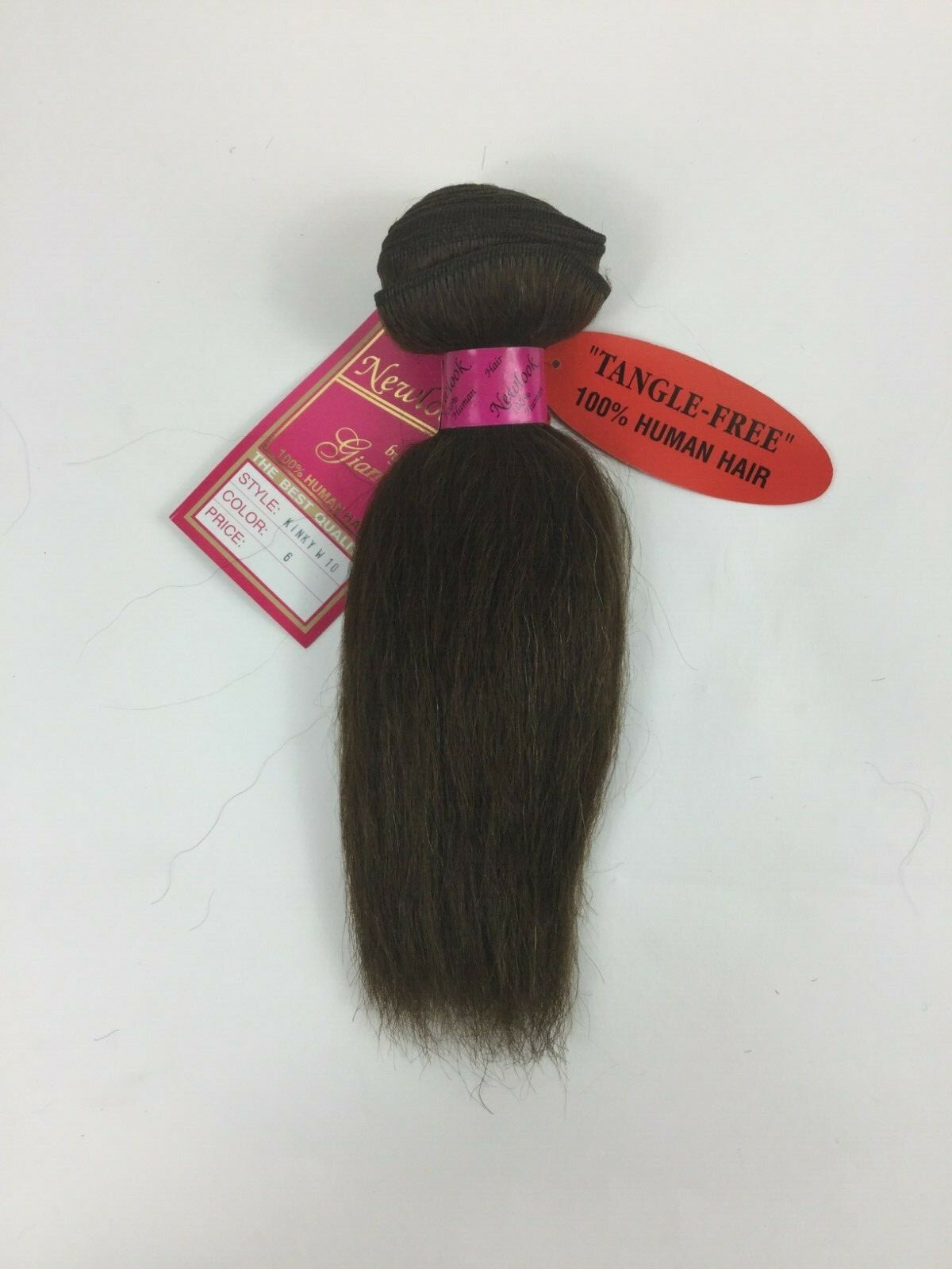 100% HUMAN HAIR Premium KINKY 10″ Weaving Weft Color Soft & Tangle Free 4oz.