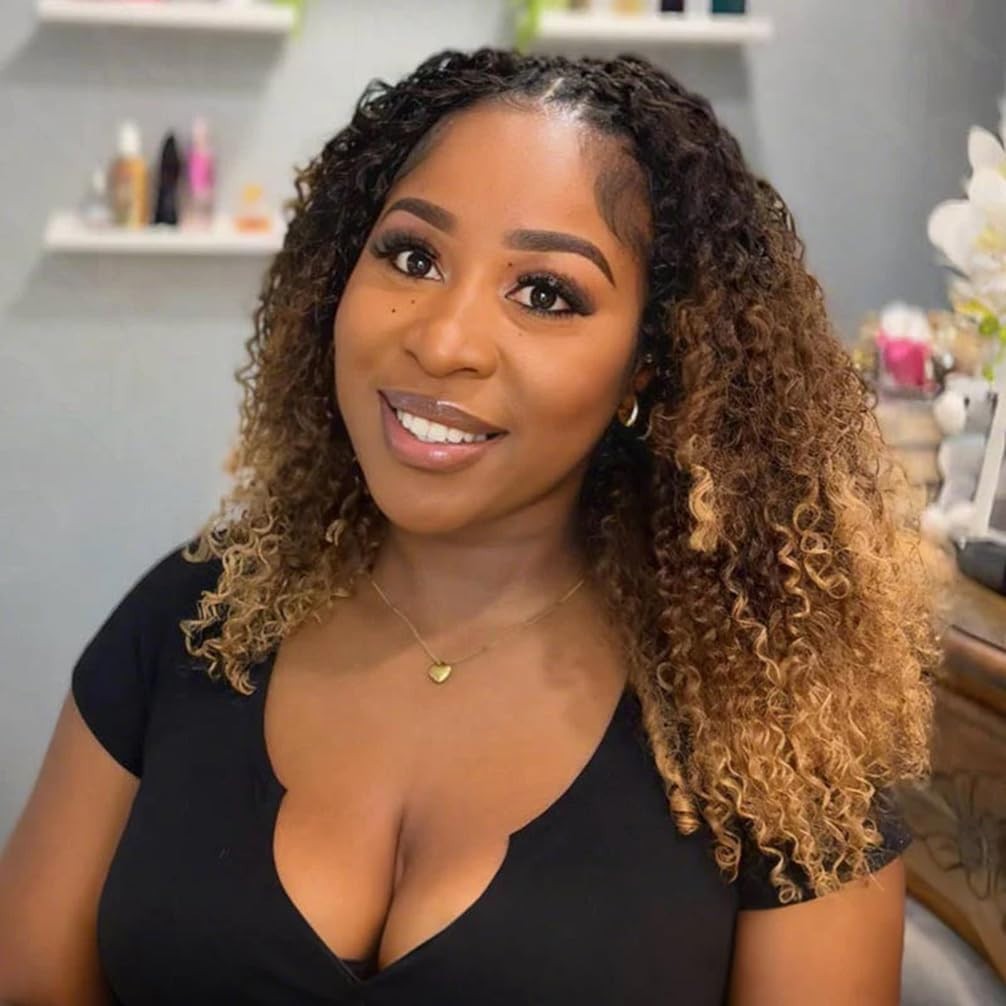 Small Kinky Curly Pre Looped Machine Made Feather Crochet Human Hair Extensions