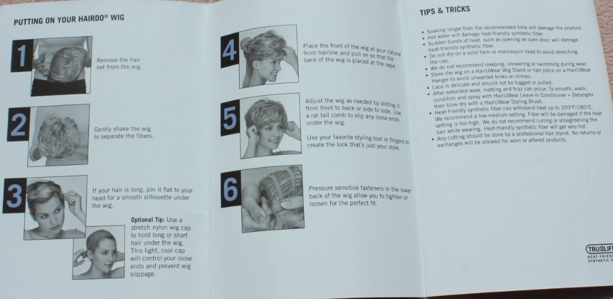 Hairdo Layered Love Mid Length Cut Wig Med Brn/Ginger Unused in Box w/care guide