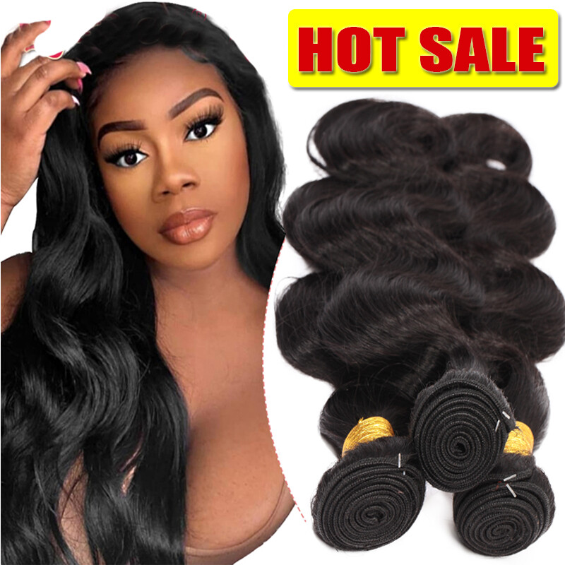 100% Unprocessed Brazilian Virgin Human Hair Extensions 100G/Bundle Weave Wefts