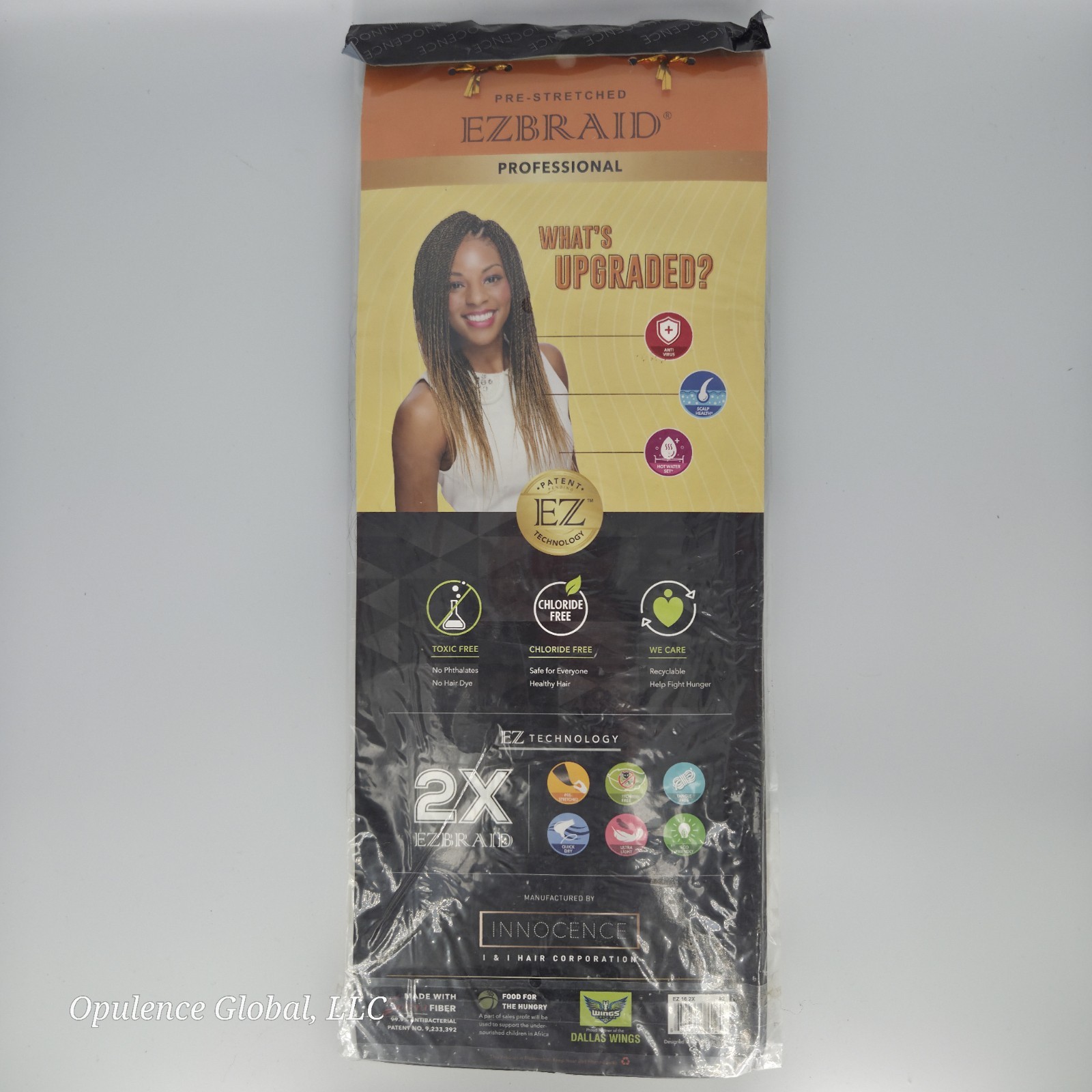 Pre-Stretched EZBraid Professional Hair Extensions 2x 26″ Spectra Fiber