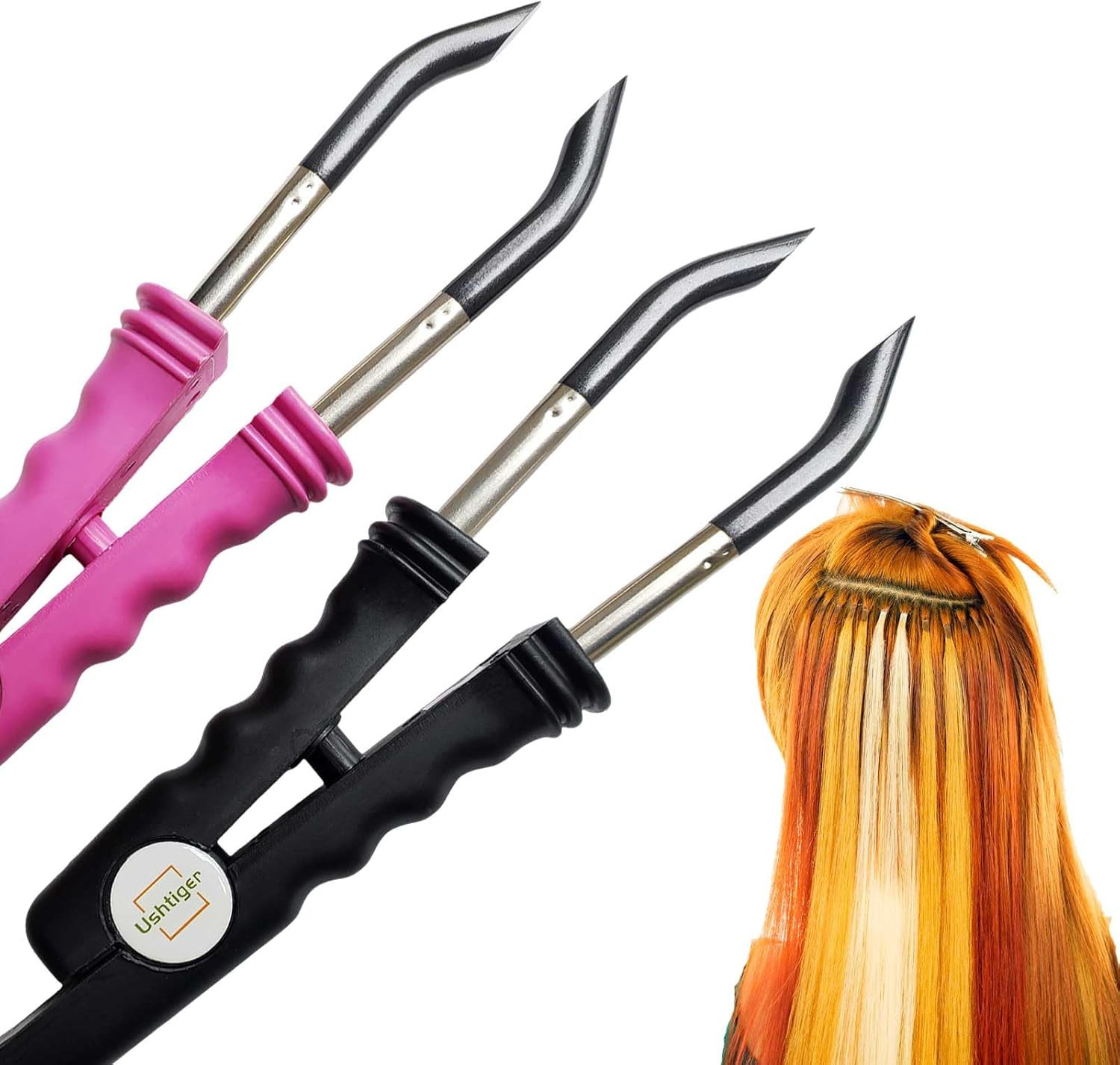 Fusion Extension Tools Hair Extension Connector Machine Pre Bonded Keratin Flat